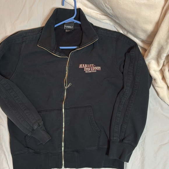 Zipper down sweatshirt - Picture 2 of 3